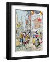 Alsace-Lorraine, Illustration for 'Le Tour De France' by Marie De Grandmaison, 1893-J. Maurel-Framed Giclee Print