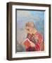 Alsace Or, Monk Reading, circa 1914-Odilon Redon-Framed Giclee Print