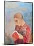 Alsace Or, Monk Reading, circa 1914-Odilon Redon-Mounted Giclee Print