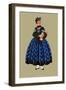 Alsacian Peasant from D'Oberseebach-Elizabeth Whitney Moffat-Framed Art Print