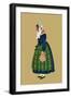 Alsacian Peasant from Schleithal, Wissembourg-Elizabeth Whitney Moffat-Framed Art Print