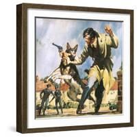 Alsatian Police Dog-McConnell-Framed Giclee Print