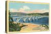 Alsea Bay Bridge, Waldport, Oregon-null-Stretched Canvas