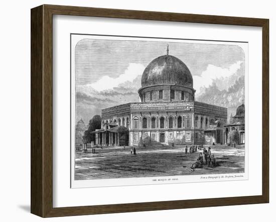 Also known as the Dome of the Rock-null-Framed Art Print