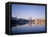 Alster River, Hamburg, Germany-Danielle Gali-Framed Stretched Canvas