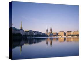 Alster River, Hamburg, Germany-Danielle Gali-Stretched Canvas