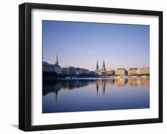 Alster River, Hamburg, Germany-Danielle Gali-Framed Photographic Print