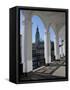 Alsterarkaden and City Hall, Hamburg, Germany, Europe-Hans Peter Merten-Framed Stretched Canvas