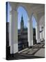 Alsterarkaden and City Hall, Hamburg, Germany, Europe-Hans Peter Merten-Stretched Canvas