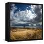 Alt Estuary on the Sefton Coast-Dave Mcaleavy Images-Framed Stretched Canvas