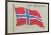Alt for Norge, Norwegian Flag-null-Framed Art Print