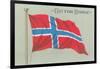 Alt for Norge, Norwegian Flag-null-Framed Art Print