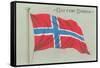 Alt for Norge, Norwegian Flag-null-Framed Stretched Canvas