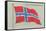 Alt for Norge, Norwegian Flag-null-Framed Stretched Canvas