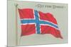 Alt for Norge, Norwegian Flag-null-Mounted Premium Giclee Print