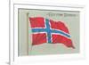 Alt for Norge, Norwegian Flag-null-Framed Art Print