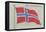 Alt for Norge, Norwegian Flag-null-Framed Stretched Canvas