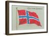 Alt for Norge, Norwegian Flag-null-Framed Art Print