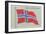 Alt for Norge, Norwegian Flag-null-Framed Art Print