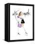 Alta Moda Purple-Alicia Zyburt-Framed Stretched Canvas