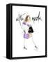 Alta Moda Purple-Alicia Zyburt-Framed Stretched Canvas