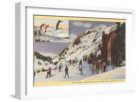 Alta Ski Lodge, Utah-null-Framed Art Print