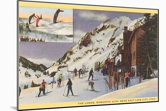 Alta Ski Lodge, Utah-null-Mounted Art Print