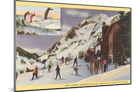 Alta Ski Lodge, Utah-null-Mounted Art Print