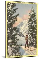 Alta Ski Resort, Salt Lake City, Utah-null-Mounted Art Print