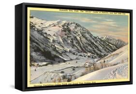 Alta Ski Resort, Salt Lake City, Utah-null-Framed Stretched Canvas