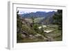 Altai Steppe Mountains At The Confluence Of Rivers Katun And Chuya, South Siberia, Russia-Konstantin Mikhailov-Framed Photographic Print