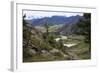 Altai Steppe Mountains At The Confluence Of Rivers Katun And Chuya, South Siberia, Russia-Konstantin Mikhailov-Framed Photographic Print