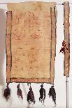 Saddle Blanket Covered with Chinese Silk, 5th- 4th Century BC (Wool, Silk, Gold and Leather)-Altaic-Stretched Canvas