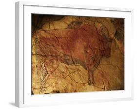 Altamira Cave Painting of a Bison-Javier Trueba-Framed Photographic Print