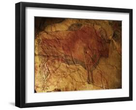 Altamira Cave Painting of a Bison-Javier Trueba-Framed Photographic Print