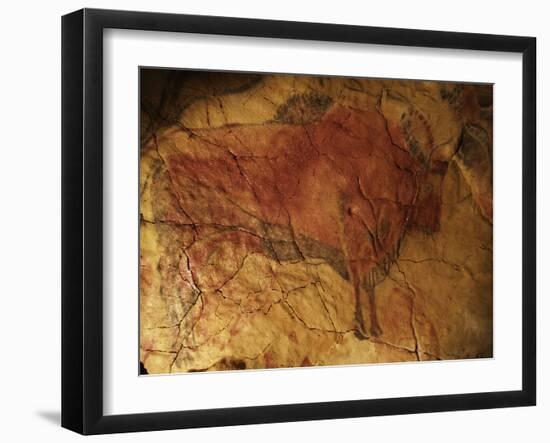 Altamira Cave Painting of a Bison-Javier Trueba-Framed Photographic Print