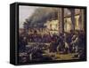 Altamura Massacres-Michele Cammarano-Framed Stretched Canvas