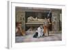 Altar Boys in a Church Interior-Jose Villegas Y Cordero-Framed Giclee Print