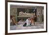 Altar Boys in a Church Interior-Jose Villegas Y Cordero-Framed Giclee Print