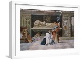 Altar Boys in a Church Interior-Jose Villegas Y Cordero-Framed Giclee Print