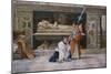 Altar Boys in a Church Interior-Jose Villegas Y Cordero-Mounted Giclee Print