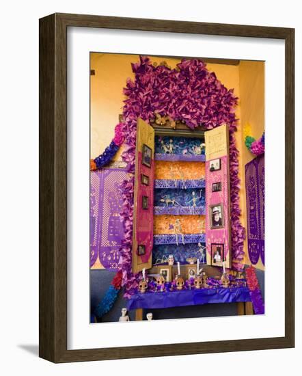 Altar, Day of the Dead, Patzcuaro, Michoacan State, Mexico, North America-Wendy Connett-Framed Photographic Print