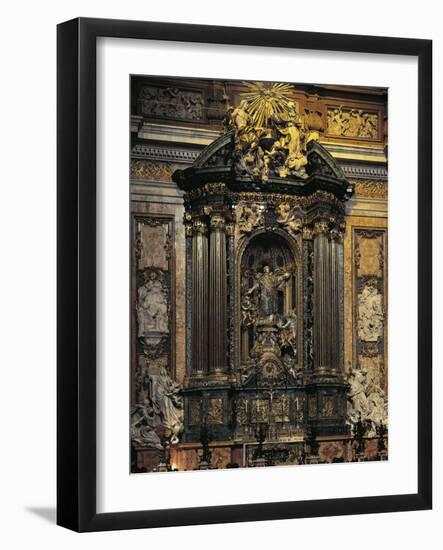 Altar Dedicated to St Ignatius of Loyola-Andrea Pozzo-Framed Giclee Print