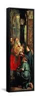 Altar: Descent from Cross, Right Panel: Presentation in the Temple-Peter Paul Rubens-Framed Stretched Canvas