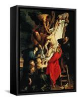 Altar: Descent from the Cross, Central Panel-Peter Paul Rubens-Framed Stretched Canvas