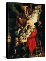 Altar: Descent from the Cross, Central Panel-Peter Paul Rubens-Stretched Canvas