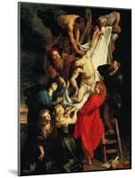 Altar: Descent from the Cross, Central Panel-Peter Paul Rubens-Mounted Giclee Print