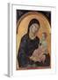 Altar frontal No. 28: Madonna and Child-Duccio Di buoninsegna-Framed Art Print