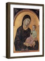 Altar frontal No. 28: Madonna and Child-Duccio Di buoninsegna-Framed Art Print