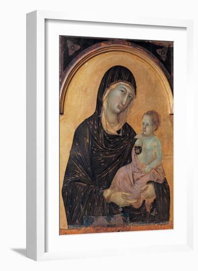 Altar frontal No. 28: Madonna and Child-Duccio Di buoninsegna-Framed Art Print